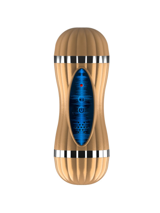 MASTURBADOR DOBLE VAGINA Y BOCA BEVIS DORADO - ARMONY DE LA MARCA ARMONY FOR HIM