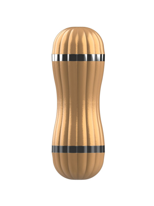 MASTURBADOR DOBLE VAGINA Y BOCA BEVIS DORADO - ARMONY DE LA MARCA ARMONY FOR HIM