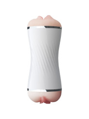 MASTURBADOR DOBLE VAGINA Y BOCA ARMONY - BLANCO DE LA MARCA ARMONY FOR HIM
