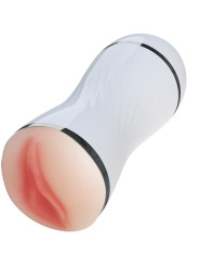 MASTURBADOR DOBLE VAGINA Y BOCA ARMONY - BLANCO DE LA MARCA ARMONY FOR HIM