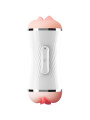 MASTURBADOR VIBRADOR DOBLE VAGINA Y ANO ARMONY BLANCO DE LA MARCA ARMONY FOR HIM