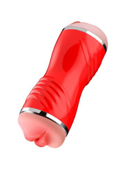 MASTURBADOR DOBLE VAGINA Y BOCA ARMONY ROJO DE LA MARCA ARMONY FOR HIM