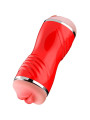 MASTURBADOR DOBLE VAGINA Y BOCA ARMONY ROJO DE LA MARCA ARMONY FOR HIM