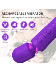 VIBRADOR MINI ARMONY 8 VELOCIDADES 20 PATRONES VIOLETA DE LA MARCA ARMONY MASSAGERS