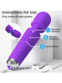 VIBRADOR MINI ARMONY 8 VELOCIDADES 20 PATRONES VIOLETA DE LA MARCA ARMONY MASSAGERS