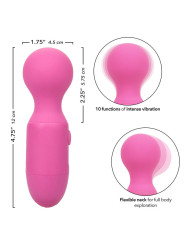 MASSEADOR RECARGABLE 10 VIBRACIONES CALEXOTICS ROSA DE LA MARCA CALEXOTICS
