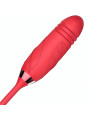 VIBRADOR ARMONY DELIGHT FLOWER SUCCIÓN Y EMPUJE ROJO DE LA MARCA ARMONY STIMULATORS