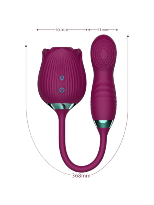 VIBRADOR SUCCIÓN ARMONY DELIGHT FLOWER VIOLETA DE LA MARCA ARMONY STIMULATORS