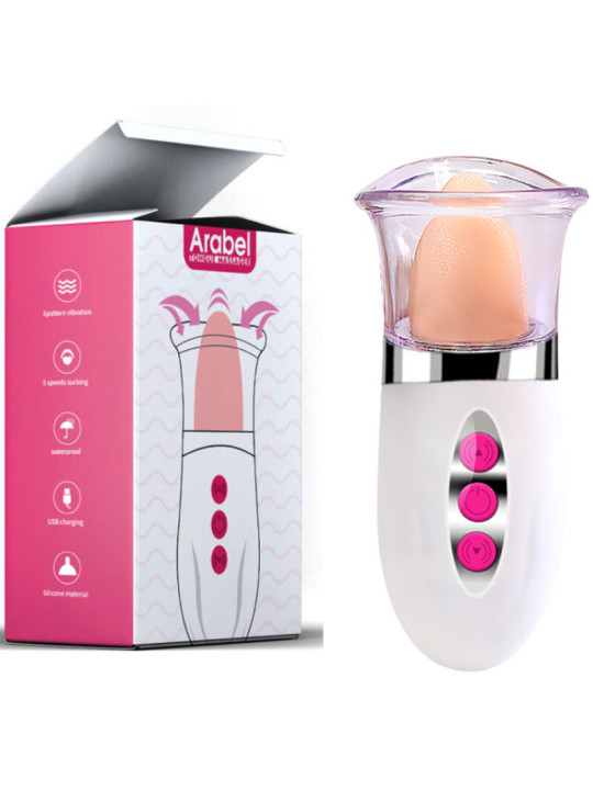 MASAGEADOR DE LENGUA ARABEL - 3 PATRONES Y 5 VELOCIDADES DE LA MARCA ARMONY STIMULATORS