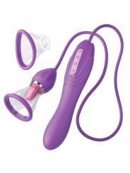 FANTASY FOR HER - ULTIMATE PLEASURE MAX MANGUERA DE SUCCIÓN CON LENGUA ESTIMULADORA MORADO DE LA MARCA FANTASY FOR HER