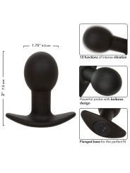 CALEXOTICS PLUG ANAL VIBRADOR 10 MODOS SILICONA NEGRO DE LA MARCA CALEXOTICS