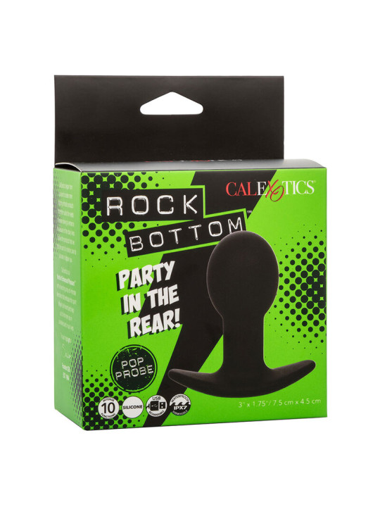 CALEXOTICS PLUG ANAL VIBRADOR 10 MODOS SILICONA NEGRO DE LA MARCA CALEXOTICS