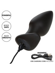 CALEXOTICS PLUG ANAL VIBRADOR 10 MODOS SILICONA NEGRO DE LA MARCA CALEXOTICS