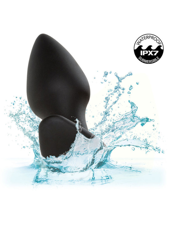 CALEXOTICS PLUG ANAL VIBRADOR 10 MODOS SILICONA NEGRO DE LA MARCA CALEXOTICS