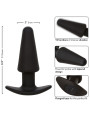 CALEXOTICS PLUG ANAL VIBRADOR 10 MODOS SILICONA NEGRO DE LA MARCA CALEXOTICS