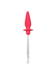 CALEXOTICS PLUG ANAL VIBRANTE CON LUCES 10 MODOS SILICONA ROSA DE LA MARCA CALEXOTICS
