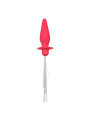 CALEXOTICS PLUG ANAL VIBRANTE CON LUCES 10 MODOS SILICONA ROSA DE LA MARCA CALEXOTICS
