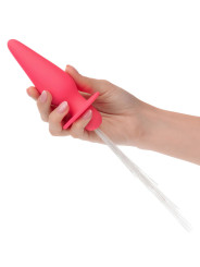 CALEXOTICS PLUG ANAL VIBRANTE CON LUCES 10 MODOS SILICONA ROSA DE LA MARCA CALEXOTICS