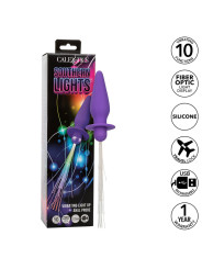CALEXOTICS PLUG ANAL VIBRANTE CON LUCES 10 MODOS SILICONA VIOLETA DE LA MARCA CALEXOTICS