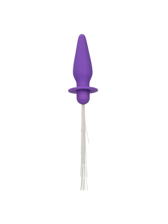 CALEXOTICS PLUG ANAL VIBRANTE CON LUCES 10 MODOS SILICONA VIOLETA DE LA MARCA CALEXOTICS