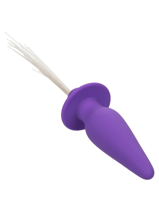 CALEXOTICS PLUG ANAL VIBRANTE CON LUCES 10 MODOS SILICONA VIOLETA DE LA MARCA CALEXOTICS