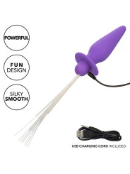 CALEXOTICS PLUG ANAL VIBRANTE CON LUCES 10 MODOS SILICONA VIOLETA DE LA MARCA CALEXOTICS