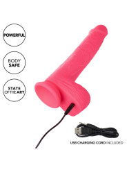 VIBRADOR REALÍSTICO CALEXOTICS STUDS 10 MODOS ROSA DE LA MARCA CALEXOTICS