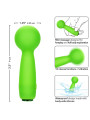 MINI MASAJEADOR VIBRADOR 10 MODOS SILICONA IMPERMEABLE DE LA MARCA CALEXOTICS
