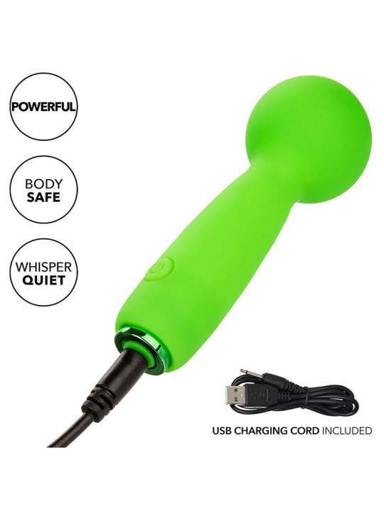 MINI MASAJEADOR VIBRADOR 10 MODOS SILICONA IMPERMEABLE DE LA MARCA CALEXOTICS