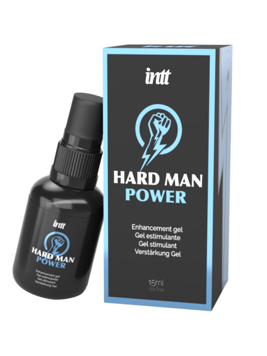 GEL ESTIMULANTE HARD MAN POWER PARA HOMBRES DE LA MARCA INTT FOR HER