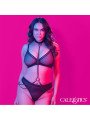 ARNÉS EUPHORIA PLUS SIZE CON CADENA Y CORREA AJUSTABLE DE LA MARCA CALEXOTICS