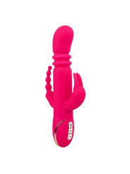VIBRADOR CALENTABLE RABBIT TRIPLE FUNCIÓN JACK FANTASY ROSA DE LA MARCA CALEXOTICS
