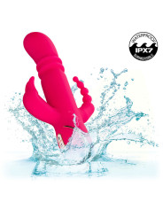 VIBRADOR CALENTABLE RABBIT TRIPLE FUNCIÓN JACK FANTASY ROSA DE LA MARCA CALEXOTICS