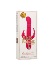 VIBRADOR CALENTABLE RABBIT TRIPLE FUNCIÓN JACK FANTASY ROSA DE LA MARCA CALEXOTICS