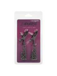 PINZAS PARA PEZONES CON CADENA EUPHORIA CALEXOTICS 14,5 CM DE LA MARCA CALEXOTICS