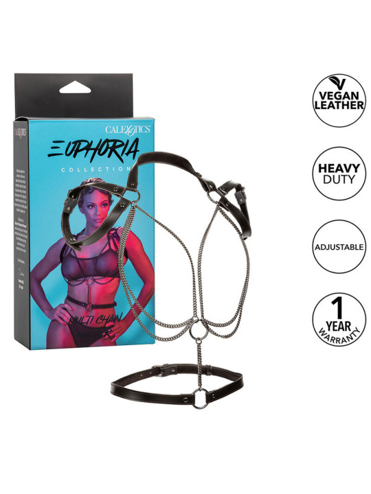 ARNÉS CABESTRO MULTICADENA EUPHORIA PREMIUM CALEXOTICS DE LA MARCA CALEXOTICS