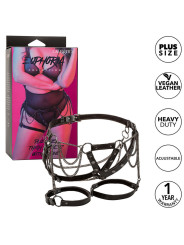 ARNÉS DE MUSLO PLUS SIZE CON CADENAS PREMIUM EUPHORIA DE LA MARCA CALEXOTICS