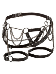 ARNÉS DE MUSLO PLUS SIZE CON CADENAS PREMIUM EUPHORIA DE LA MARCA CALEXOTICS