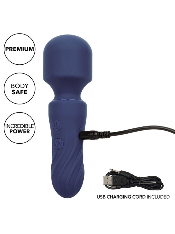MASAGEADOR VIBRADOR 12 FUNCIONES SILICONA IMPERMEABLE DE LA MARCA CALEXOTICS