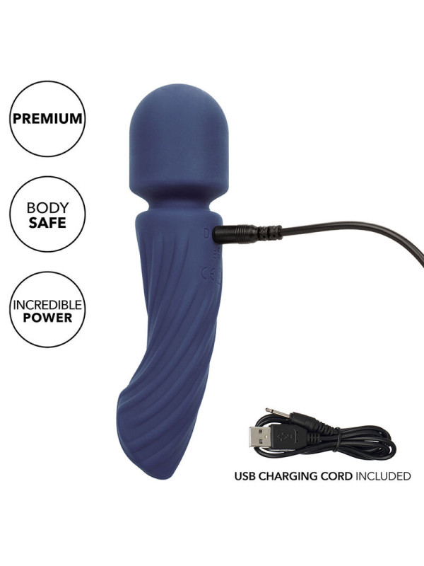 MASAGEADOR DOBLE MOTOR 12 FUNCIONES CHARISMA ALLURE MORADO DE LA MARCA CALEXOTICS