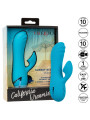 VIBRADOR Y ESTIMULADOR DUAL SUNSET BEACH 10 FUNCIONES DE LA MARCA CALEXOTICS