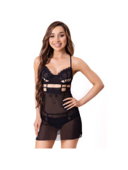 BABYDOLL MAIA LIVCO CORSETTI NEGRO S/M - LENCERÍA SEXY DE LA MARCA LIVCO CORSETTI SETS