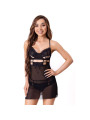 BABYDOLL MAIA LIVCO CORSETTI NEGRO S/M - LENCERÍA SEXY DE LA MARCA LIVCO CORSETTI SETS