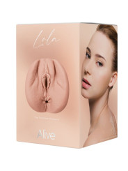 MASTURBADOR MASCULINO DOBLE VAGINA Y ANO SUPER REALÍSTICO LOLA DE LA MARCA ALIVE