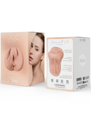 MASTURBADOR MASCULINO DOBLE VAGINA Y ANO SUPER REALÍSTICO LOLA DE LA MARCA ALIVE