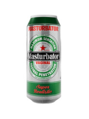 MASTURBADOR MASCULINO VAGINA REALISTA LATA CERVEZA DE LA MARCA ALIVE