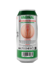 MASTURBADOR MASCULINO VAGINA REALISTA LATA CERVEZA DE LA MARCA ALIVE