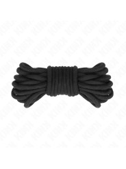 CUERDA BONDAGE ALGODÓN 5M NEGRO KINK DE LA MARCA KINK ROPE ARTS