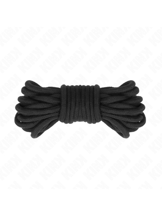 CUERDA BONDAGE ALGODÓN 5M NEGRO KINK DE LA MARCA KINK ROPE ARTS