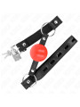 MORDAZA DE BOLA BDSM 4 CM TPE ROJO KINK DE LA MARCA KINK COLLAR & GAG